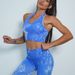Digital Print Running Tight Sports Halter Bra Beautiful Back Fitness Yoga Top_desvips.com