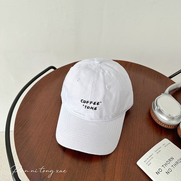 Early Spring Thin Women, Korean Style, Solid Color, Original Embroidery Baseball Cap For Men, Versatile Duckbill Cap,_desvips.com