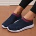 Women Sneakers Flat Bottomed Outdoor Casual Sports Single Comfortable Summer Mesh Lightweight Vulcanized Walking Shoes_desvips.com