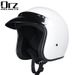 Men's and women's leather helmets Electric helmet 3/4 summer helmet semi-helmet scooter for all seasons_desvips.com