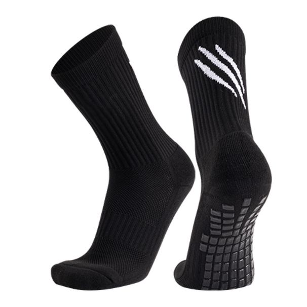 Men's And Women's Mid Calf Football Socks Anti-Slip Sports Socks With TK Terry Cloth Sole Dotted Design For Adults_desvips.com