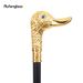 Golden Duck Head Fashion Walking Stick Decorative Stick Cospaly Fashionable Walking Cane Crosier 95cm Performance Stage Cane_desvips.com
