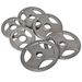 Set Di 6 Dischi Pesi Per Bilanciere E Manubri 2.5-35KG, Dischi Palestra In Acciaio Con Foro 50 Cm, Ideali Per Bilancieri Olimpionici, Argento_desvips.com