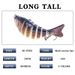 Lure Bait Seven Section Fish 16g/10cm Minnow Bait Hard Bait Sea Fishing Simulation Fish Bait Fishing Gear Products_desvips.com