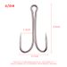 Lure Bait Lure Hook Carbon Steel Chicken Claw Hook Two Hooks Anti Hanging Bottom Frog Hook 50 Pieces/bag Fishing Gear Accessories Hook_desvips.com