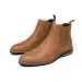 Solid For Men Color Slip On Ankle Boots Flat Short Toed Pointy High Top Pu Leather Shoes Ddmywed Ddmysaturn_desvips.com