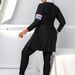 Muslim Swimwear Large Size Swimsuit Women's Conservative Slim Long Sleeve Zipper Trousers Skirt Split Swimsuit_desvips.com