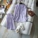 Women's Clothing warm spring healing color shimmer texture pieces heavy industry slim silhouette suit_desvips.com