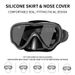 Snorkeling Mask Adult tempered glass snorkel Mask Full dry snorkel set_desvips.com