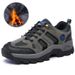 Men's Outdoor Sports Casual Hiking Breathable Thick Sole Wear-resistant Non-slip Waterproof Large Size With Fleece_desvips.com