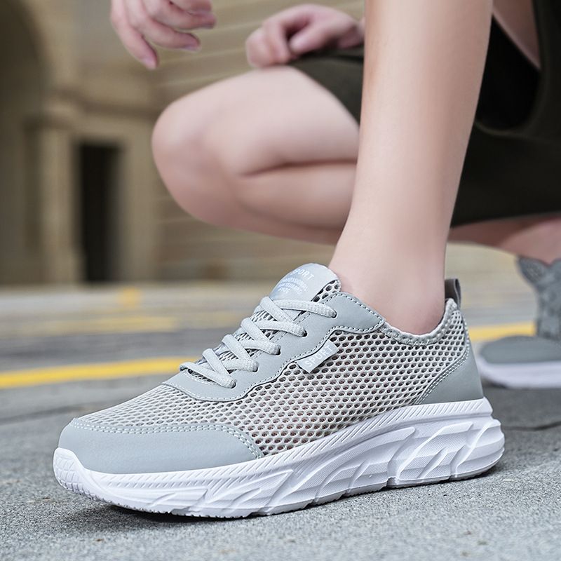 Men permeable mesh casual shoes summer light sports fashion running shoes 39-48 yards_desvips.com