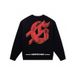 Doberman Print Heavy Cotton Unisex High Street Crew Neck Long Sleeve Sweatshirt_desvips.com