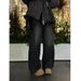 Women's Sparkle Rhinestone Wide Leg Jeans, High Waist Baggy Denim Pants With Shiny Studs, Casual Streetwear Trousers For Night Out & Daily Jeans Damen_desvips.com