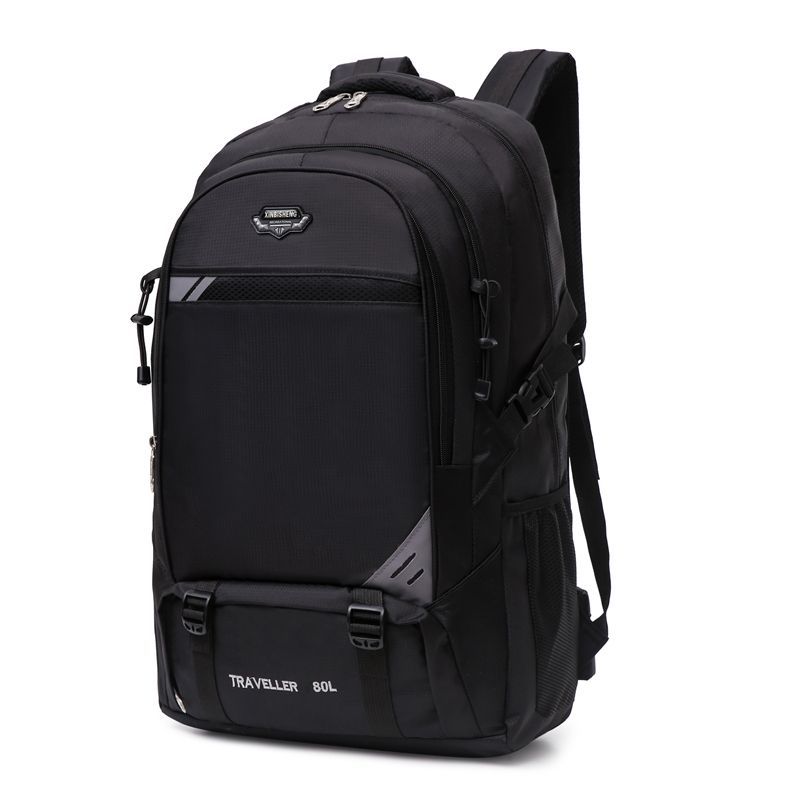 80L Extra Large Capacity Waterproof Outdoor Hiking Unisex Backpack Luggage Trekking Travel Bag_desvips.com