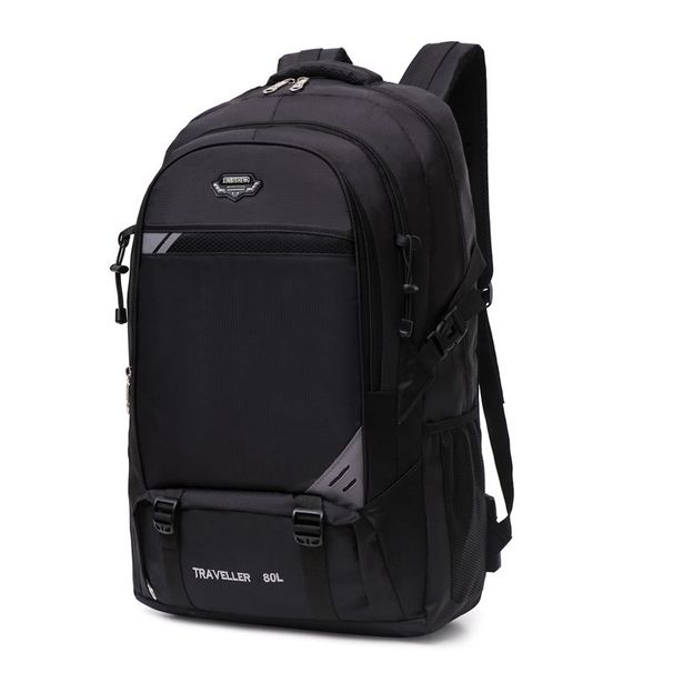 80L Extra Large Capacity Waterproof Outdoor Hiking Unisex Backpack Luggage Trekking Travel Bag_desvips.com