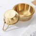 Korean Style Rice With Handle 304 Stainless Steel Hot And Cold Wine Gold Small Yellow Restaurant Special Seasoning Bowl_desvips.com