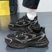 2025 Autumn New Breathable Mesh Dad Versatile Fashionable Wear-resistant Running Shoes Trendy Men's Sneakers_desvips.com