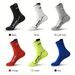 6/12 Pairs Men's Middle Tube Solid Color Letter Print Breathable Sweat Absorbent Autumn Winter Sports Socks For Couples_desvips.com