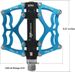 ROCKBROS Bicycle Pedals, 9/16 Inch, CNC - Machined Aluminum with Sealed Bearings_desvips.com