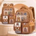 Capybara School Bag Waterproof Large Capacity Alleviate Burden Protecting Spine Widen Straps Backpack For Students Gift_desvips.com