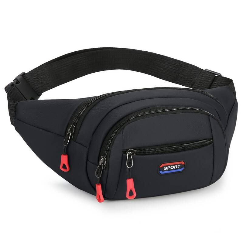 New Multifunctional Waterproof Waist Bag Men, Large-capacity Running Sports Phone Bag, Suitable For Construction Site_desvips.com