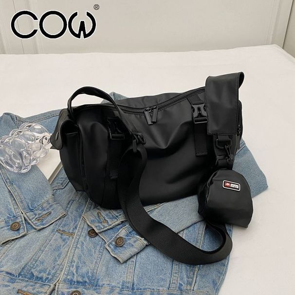 Large Capacity Sports Waterproof Gym Trendy Fashionable Shoulder Versatile Casual Crossbody Travel_desvips.com