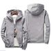 Autumn And Winter New Solid Color Cardigan Casual Men's Jacket_desvips.com