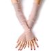 Driving Summer Silver Mesh Lace Arm Guards Long Car Driver Silk Sun Protection Ice Sleeves_desvips.com