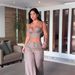 Women's Clothing sweet and spicy style sexy navel baring suspenders high waist wide leg pants suit for women_desvips.com