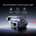 1043 Red Laser Sight G17 Up Down Left Right Mount Infrared Shockproof Waterproof Adjustable Rechargeable High Precision_desvips.com