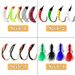 1Pcs/Box Fly Fishing Flies Different Style Insects Salmon Trout Dry Fly Fishing Lures Fishing Tackle_desvips.com