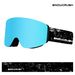 SNOWCRUSH Magnetic Flip-Up Ski Goggles With Double Layer Anti-Fog Lens, Oversized Frame For Men & Women, Compatible With Prescription Glasses_desvips.com