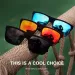 3/1PCS Fantasy Cool Classic Polarized Square Fashion Glasses For Men And Women Outdoor Sports Party Vacation Travel Driving Fish_desvips.com