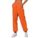 High Waist Casual Jogger Pants For Women & Men - Soft Polyester Lounge Pants With Drawstring, Comfortable Loose Fit Sweatpants For Running_desvips.com