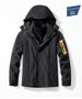 Men's 3-in-1 Fleece-Lined Detachable Two-Piece Jacket Women's Outdoor Hiking Windproof Waterproof Coat_desvips.com