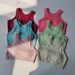 New High-Strength Shockproof Ribbed Sports Bra Fitness Running Beauty Back Yoga Vest For Women_desvips.com