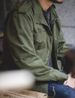 M65 Field Men's Military Retro Multi Pocket Collar Zipper Jacket, 100% Cotton_desvips.com