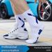 Men's Basketball Socks, High-cut, Practical, Non-slip, Mesh, Elite Sports, Running, Breathable, Student Fitness,_desvips.com