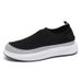 2024 Flyweave Men's Shoes Fashion Socks Shoes Summer Cloth Shoes Breathable Thick soled Lazy Shoes Heightening Casual Slip on_desvips.com