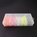 61Pcs/Set Soft Lure Kit Soft Fishing Lure 6cm/7.5cm 1.3g/2g Jig Head Hook 3cm 3.5g Fishing Hooks With Fishing Tackle Box Swivel_desvips.com