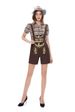 Women's Clothing German Munich Oktoberfest clothing plaid overalls suit Bavaria Ding Dong clothing bottoming shirt_desvips.com