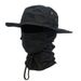 Boonie Cap Face Mask Set Men Mountaineering Hunting Camping Balaclava Suit Wide Brimmed Sports Fishing Hat_desvips.com