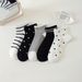 Pure Cotton Socks For Women, Summer Short Breathable Low-Cut No-Show Socks, New Trendy College Style_desvips.com