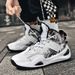 Basketball Sneakers Autumn Fleece New Summer Men's Casual Couple Versatile Graffiti Shoes Men_desvips.com