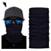 LazyZoom Xunhui Black Solid Color Magic Seamless Cycling Mask Sun Protection Neck Gaiter Sports Headscarf Bandana_desvips.com