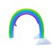 Inflatable Rainbow Arch Sprinkler - Summer Water Play Toy For Kids, Lawn & Backyard Fun_desvips.com