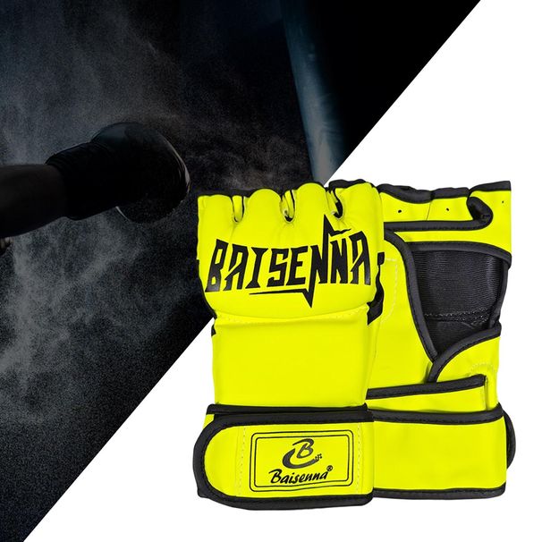 Mma Half Finger Sparring Grappling Martial Arts Sport Mittens Protective Gear Karate Fighting Glove Kick Boxing Gloves_desvips.com