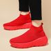 Hot Sale Fashiion Orange Running For Women Breathable Socks Men's Sports Sneakers High-top Platform Shoes Trainers Men_desvips.com