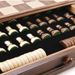 Walnut Checkers Set Drawer Style High-end Solid Wood Chess Box / WOODEN CHE_desvips.com