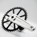 EVOSID Road Bike DUB 29mm Hollow Integrated Ultralight GXP Three-Bolt Crank Set Single And Double Chainring_desvips.com